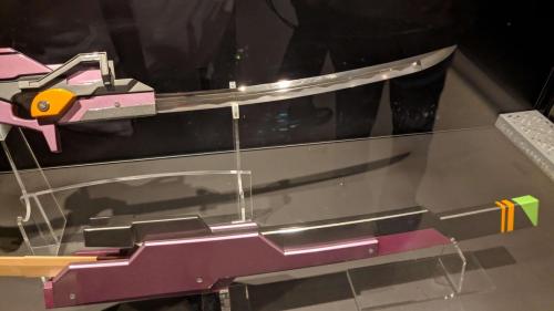 Detalle katana Eva-01