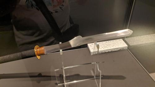 Detalle lanza Eva-01