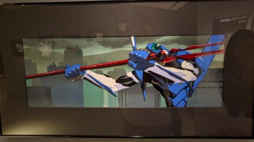 Eva-00 y lanza Longinus