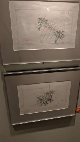 Nave para visitar la base de la luna Nerv