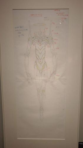 Boceto detalle Evangelion Mark 06